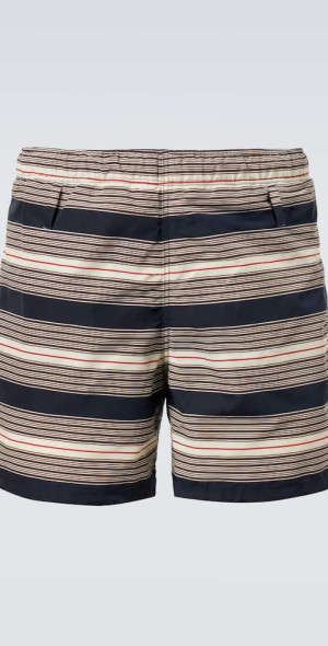 Prada - Striped swim shorts