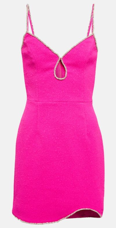 rebecca vallance hot pink dress REBECCA VALLANCE Cupids Bow Midi Dress