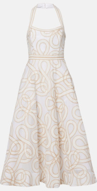 Rebecca Vallance - Bailey belted pleated midi dress