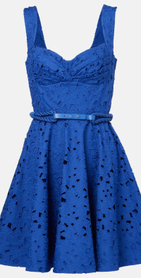 Rebecca Vallance - Bailey belted pleated midi dress