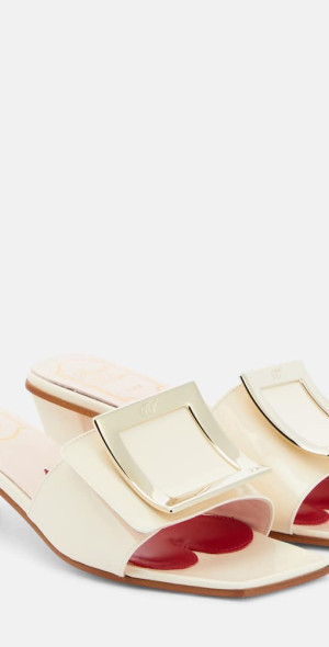 Roger Vivier - Love 45 leather mules