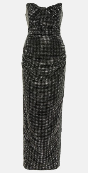 Roland Mouret - Embellished strapless maxi dress