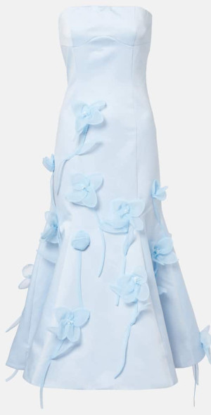 Cinderella Divine CD977W: Enchanting Floral AppliquÃ© Wedding Dress main image 1