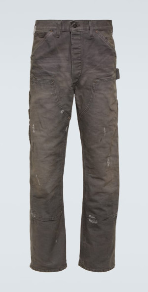 RRL - Jenkins distressed cotton canvas pants