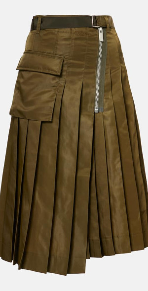 SACAI Tweed Skirt (Black)