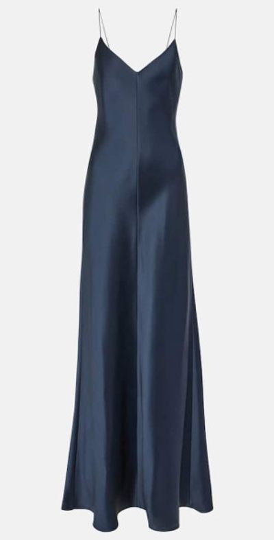 the row satin dress The Row Guinevere silk satin slip dress The Row