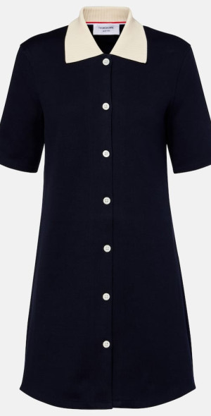 Thom Browne - Cotton polo dress