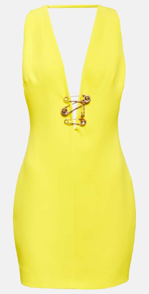 Versace - Safety Pin silk minidress