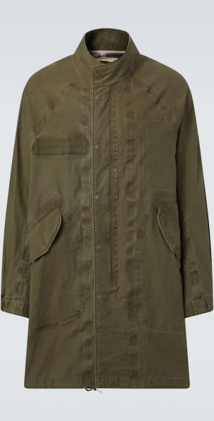 Visvim - Six-Five Fishtail technical linen parka