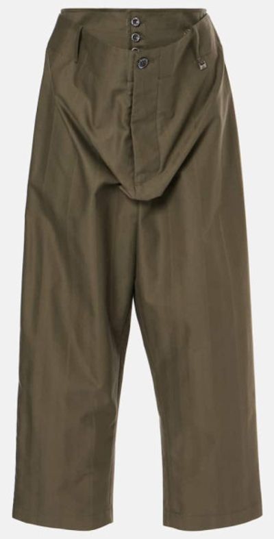 Vivienne Westwood Vivienne Westwood Alien cropped cotton wide-leg pants