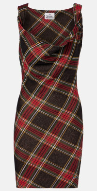 【関税&送料込】Vivienne Westwood Pulling Dress With Tartan Pulling Dress in RED-GREEN | Vivienne Westwood®