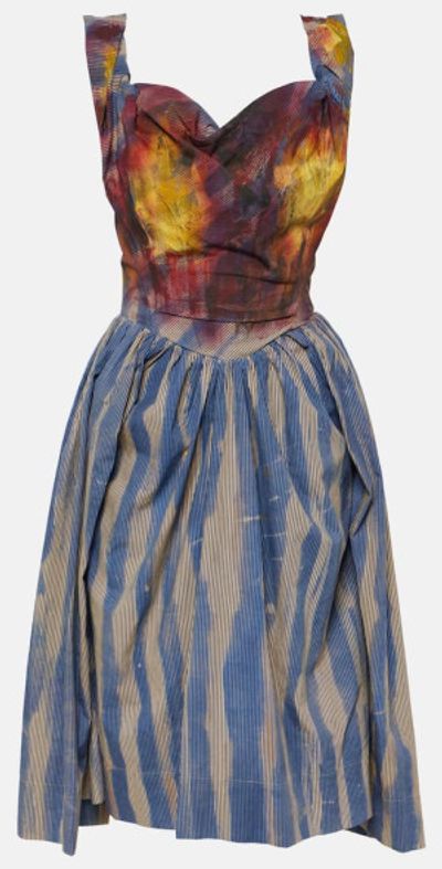Vivienne Westwood - Sunday striped cotton corset dress Vivienne Westwood - Sunday striped cotton corset dress