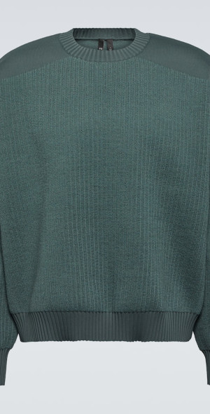 【Y-3】 Rib-knitセーターシャツ Y-3 - Rib-knit sweatshirt