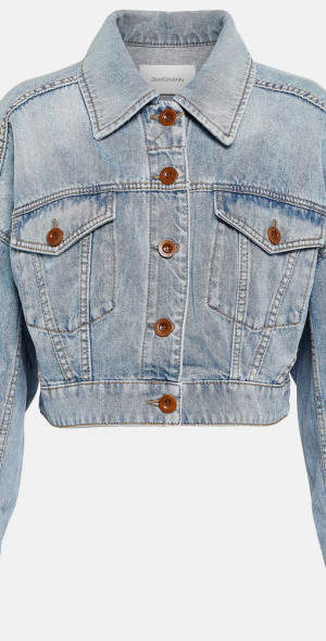 【Zimmermann】Raie cropped denim jacket Zimmermann - Raie cropped denim jacket