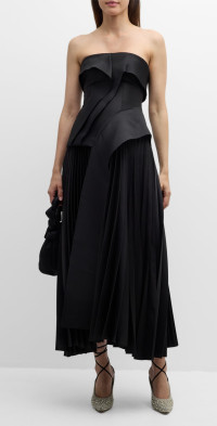ACLER (silver) Fleeden high neck maxi main image 0