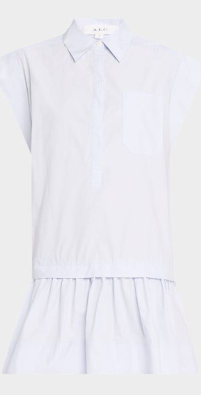 A.L.C. Brock Drop-Waist Shirtdress
