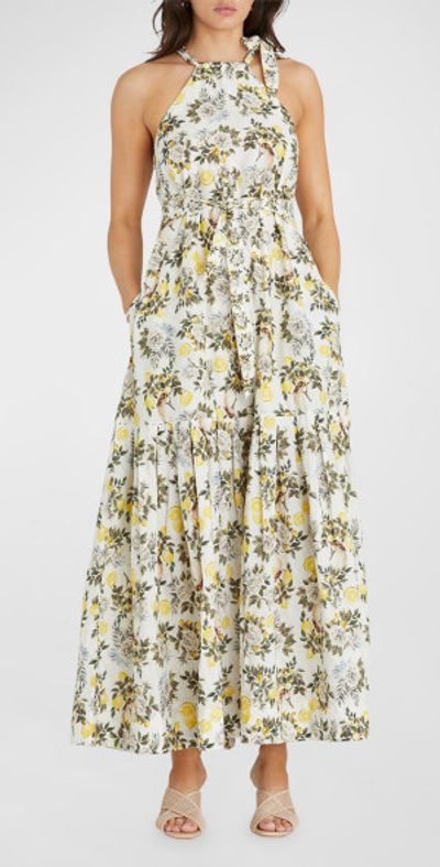 Aqua Blu Australia - Clementine Zoe Halter Maxi Dress Aqua Blu Australia - Clementine Zoe Halter Maxi Dress