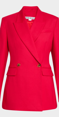 ARGENT Cooper Double-Breasted Seasonless Wool Blazer