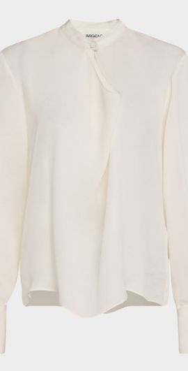 ARGENT Cutout Silk Double Georgette Blouse