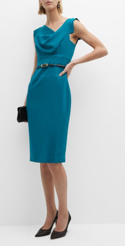 Black Halo - Jackie O Belted Sheath Dress Black Halo - Jackie O Belted Sheath Dress