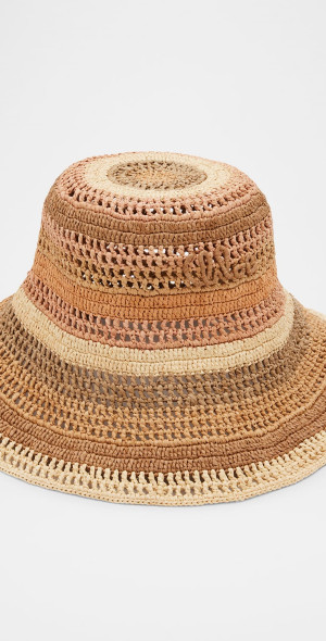 Chloe Sunset Raffia Bucket Hat chloe-sunset-raffia-bucket-hat