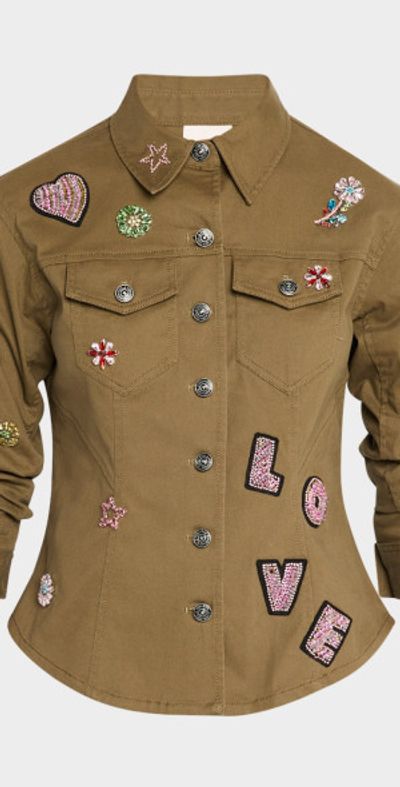 Cinq a Sept Canyon Ditsy Love Scrunched Jacket