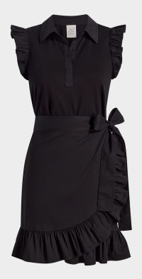 Cinq a Sept Mahlia Ruffled Combo Mini Dress