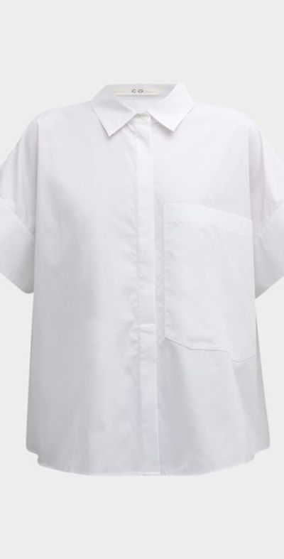 Co Boxy Short-Sleeve Collared Shirt