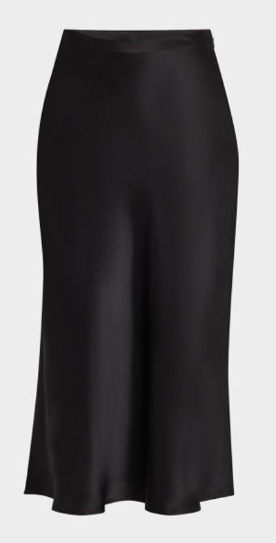 Co Silk Midi Slip Skirt