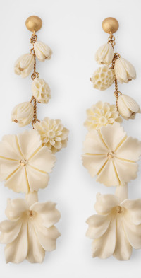 Cult Gaia Giana Earrings in Rose Water main image 0