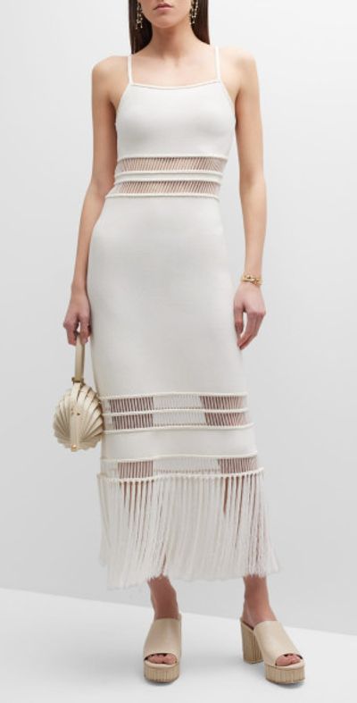 cult gaia kiki knit dress Cult Gaia Kiki Knit Dress In White