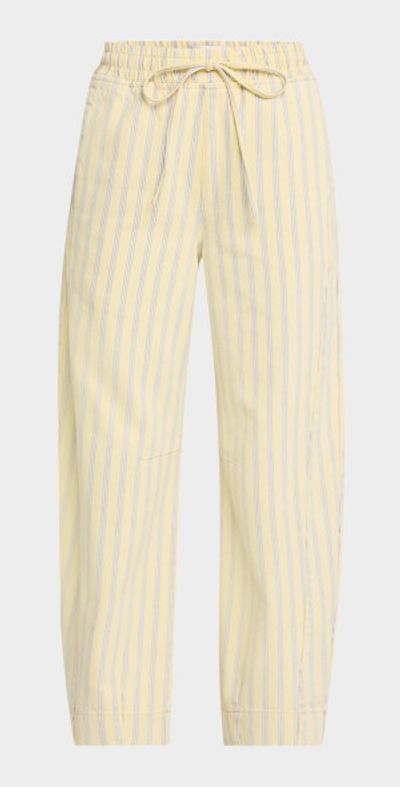 Damson Madder Felix Stripe Twill Jeans