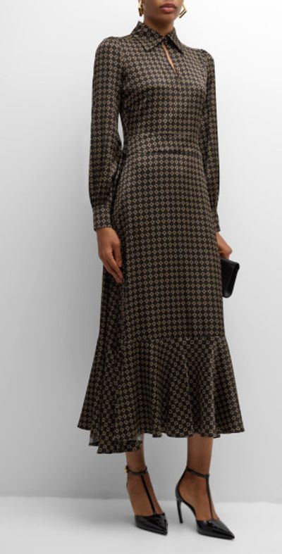 everlasting impression maxi wrap dress Whispered Florals Satin Wrap Maxi Dress Curves hunter-green / 1XL