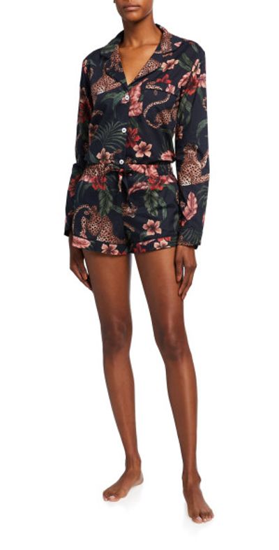 Desmond & Dempsey Soleia Signature Cotton Pajama Set