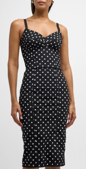 Haut Bustier Dolce & Gabbana En Marquisette Imprimé Majolique – Taille 44, Multicolore