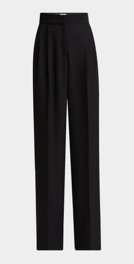 Erdem Pleated Wide-Leg Trousers