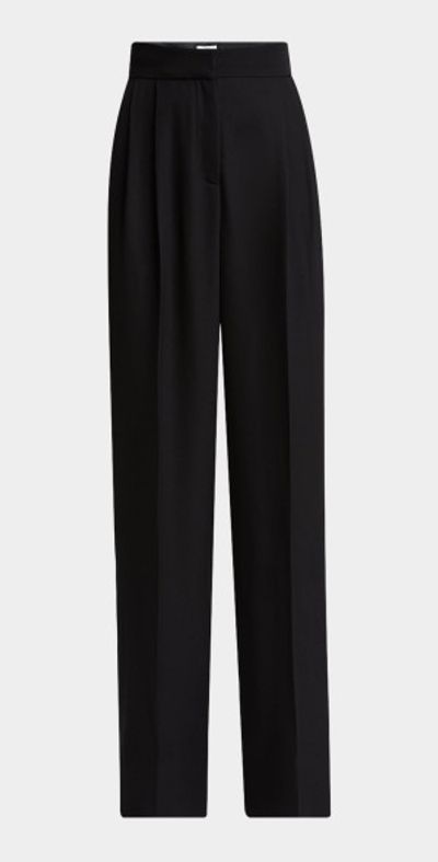 Erdem Pleated Wide-Leg Trousers