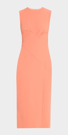 E.Stott Mila Pleated Sleeveless Midi Dress
