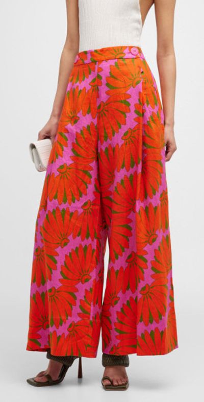 Farm Rio Copacabana Pink Pants