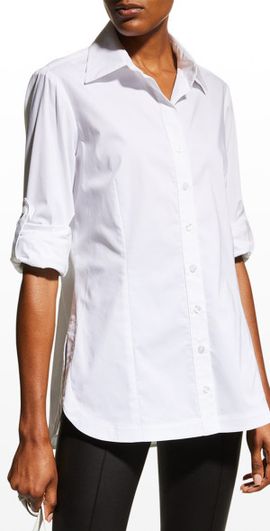 Finley Joey Button-Down Long-Sleeve Roll-Tab Shirt