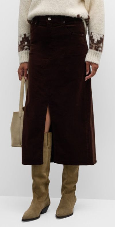 FRAME The Corduroy Midaxi Skirt