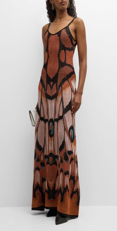 white christmas dresses Fuzzi 1990s Burgundy Animal Print Mesh Strapless Midi Dress – Vintage by  Misty main image 1