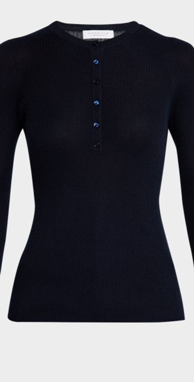 Gabriela Hearst Julian Cashmere Henley Sweater