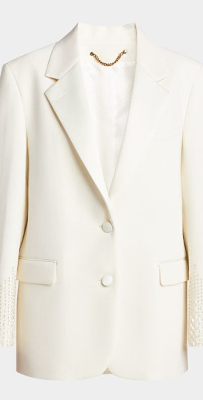 Golden Goose Journey Beaded Single-Breasted Jacket