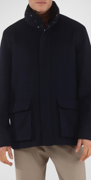 Wool Coat Gorski Coat Gorski Double Face Loro Piana Wool And