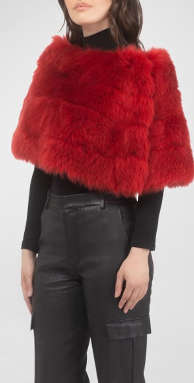 Gorski Reversible Merinillo Shearling Lamb Cape