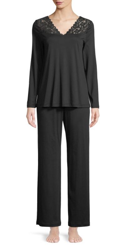 Hanro Moments Long Sleeve Pajama Set