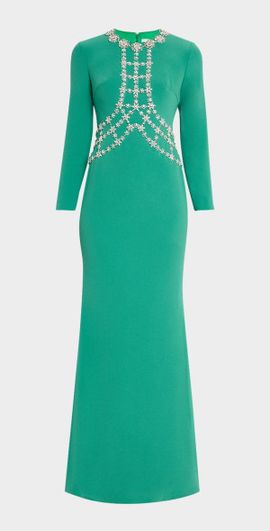 HUISHAN ZHANG - Susan belted frayed tweed midi dress