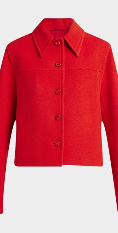 Jil Sander Cropped Boxy Wool Jacket