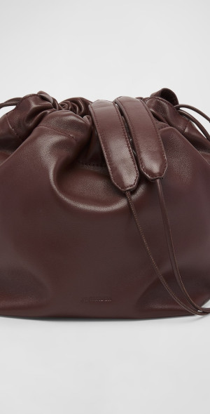 Jil Sander - Dumpling Lambskin Leather Shoulder Bag